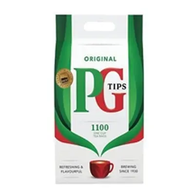 PG Tips One Cup Square Teabags (Pack of 1100) 800337