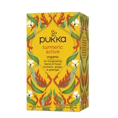 Pukka Turmeric Active Tea Bags Organic (Pack of 20) 45060519140751