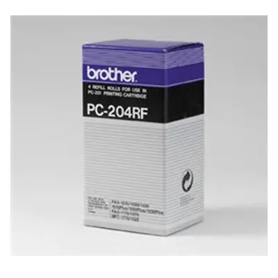 Brother PC-204RF Thermal Transfer Ribbon Refill Black (Pack 4) PC204RF