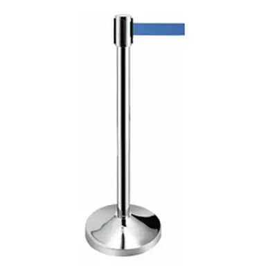 Obex Barriers Stainless Steel Blue Belt Post