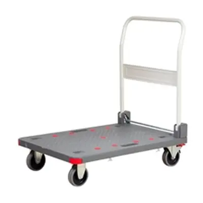 Pro-Dek Heavy Duty Folding Platform Trolley 740x468x930 Grey/White/Red