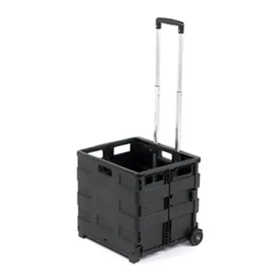 Proplaz Folding Box Truck; Fixed Wheels; Plastic; 35kg; Black