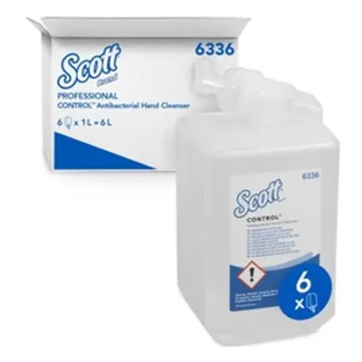 Scott Antibacterial Hand Soap Refill 1 Litre (Pack of 6) 6336