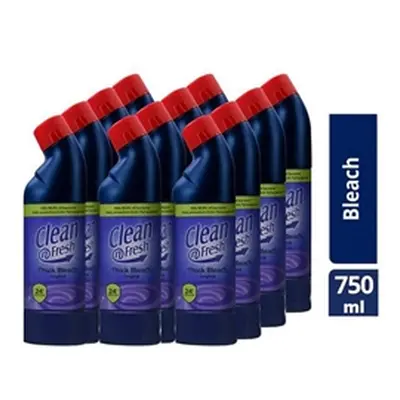 Clean And Fresh Bleach Blue 750ml - PACK (12)