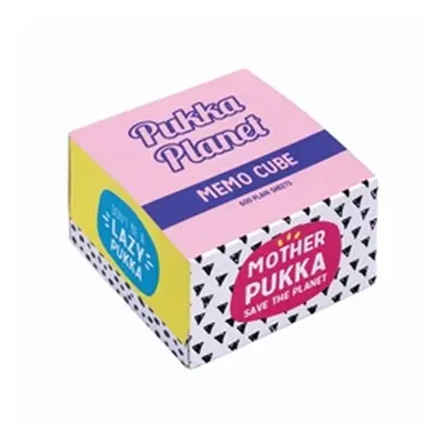 Pukka Planet Memo Block Plain 600 Sheets 70gsm 80x80x50mm 9708-SPP