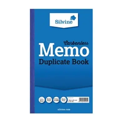 Silvine Carbonless Duplicate Memo Book 210x127mm (6 Pack) 701-T