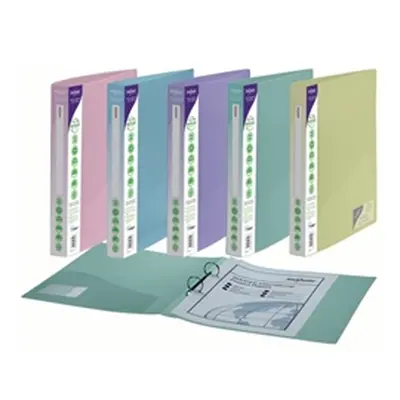 Snopake Reborn 2/25 A4 Ring Binder Assorted (Pack of 5) 15918