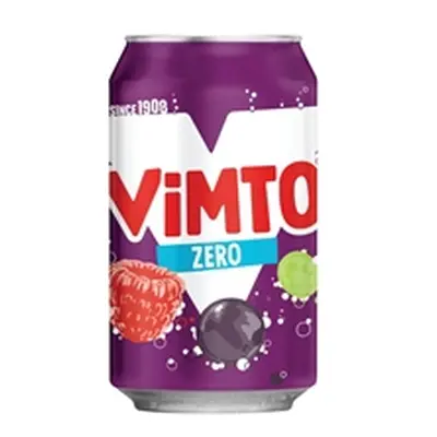 Vimto Zero Sugar 330ml Can (24 Pack) 2100