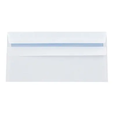 Q-Connect DL Envelopes Wallet Self Seal 120gsm White Pk 1000 - KF97366