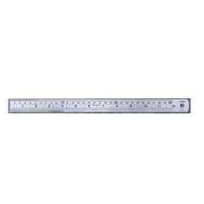 Linex Stainless Steel Ruler Imperial and Metric 1000mm