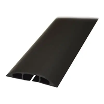 D-Line Black Light Duty Floor Cable Cover 80mm x 1.8m Long