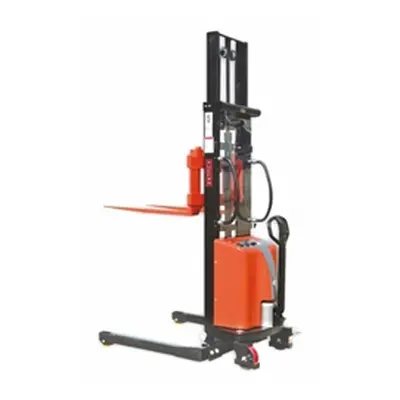 Vulcan Manual Straddle Stacker Fork Height mm: 1600 Steel Black/Orange