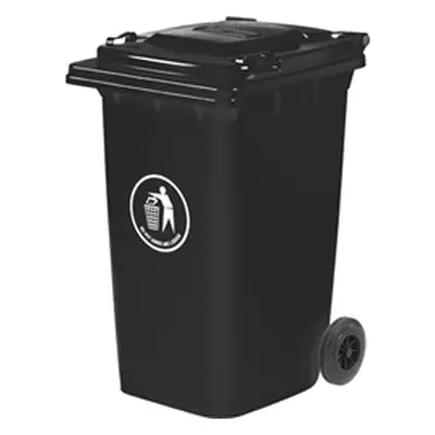 Wheelie Bin; 240L; 30% Recycled Polyethylene; Dark Grey