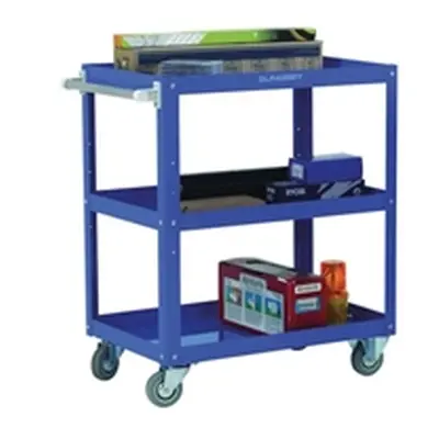 Works Blue 3-Tier Trolley 329946