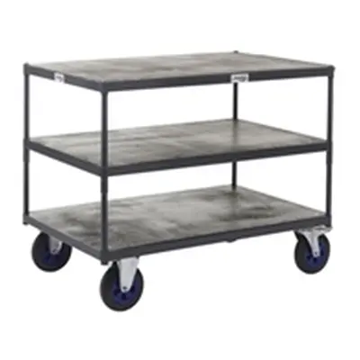 Table Top Shelf Trucks - 3 Shelf - Timber - 1000 x 700