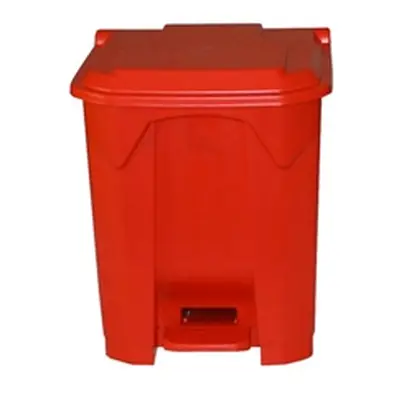 Pedal Bin; 30L; Polypropylene; Red