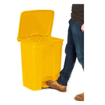 Pedal Bin; 68L; Polypropylene; Yellow