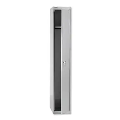 Bisley Locker Steel 1-Door W305xD305xH1802mm Goose Grey