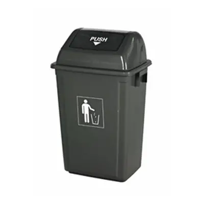 Pedal Bin; 60L; Plastic; Dark Grey