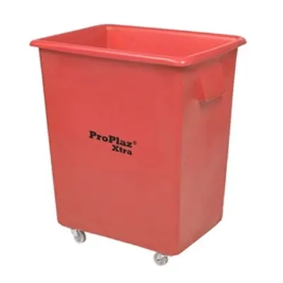 Proplaz Xtra Food Grade Polyethylene Bottle Skip; 150L; Red