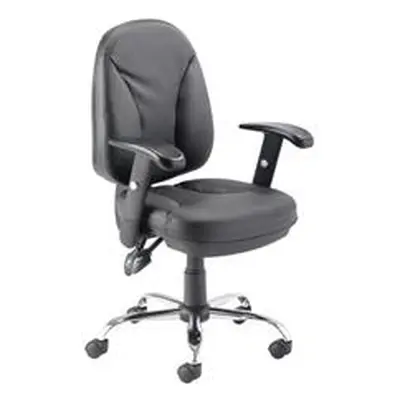 Puma Leather Chair - Black - CH1003