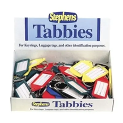 Stephens Assorted Tabbies Keyrings Display (50 Pack)