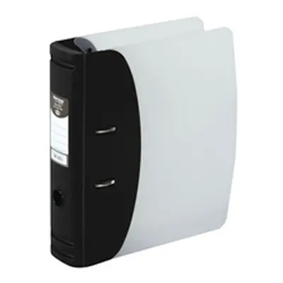 Hermes Lever Arch File Polypropylene Capacity 80mm A4 Black - 832001