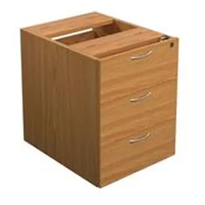 655 Fixed Pedestal 3 Drawers Nova Oak