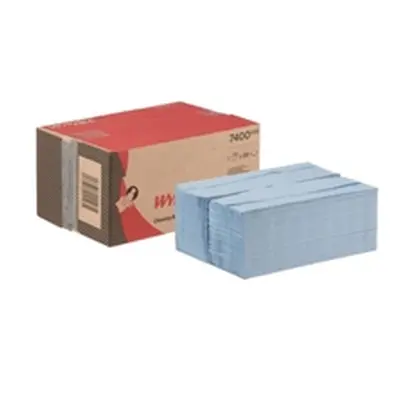 Wypall L20 General Clean Brag Box F2 280 Sheets 2-Ply Blue 7400