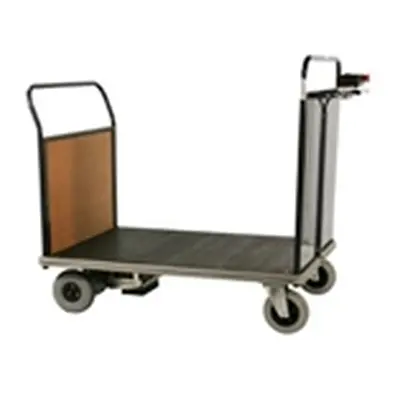 Powered Platform Truck - Steel End with Timber Opp End - Large