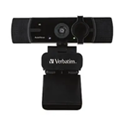 Verbatim AWC-03 Ultra HD 4K Autofocus Webcam Dual Microphone 49580