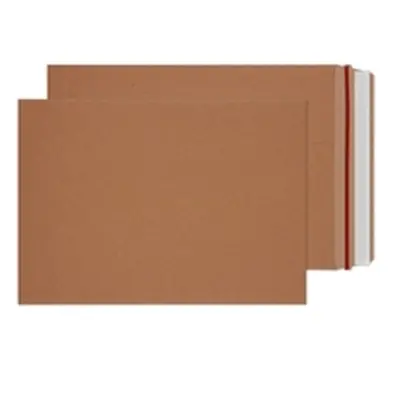 Blake All Board Pocket Envelope Rip Strip 352x250mm Kraft (Pack 100)