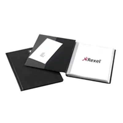 Rexel Nyrex Slimview Display Book 50 Pocket A4 Black