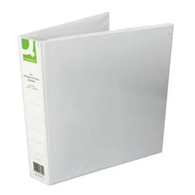 Q-Connect Presentation 40mm 4D-Ring Binder A4 White Pk 6 - KF01329Q