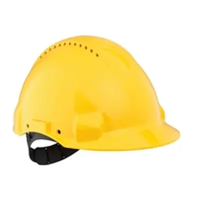 3M Ventilated Safety Helmet with Uvicator Sensor Disc Yellow G3000CUV