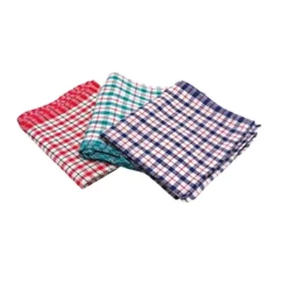 Assorted Check Design Tea Towels 430x680mm (10 Pack) KRSRY0311