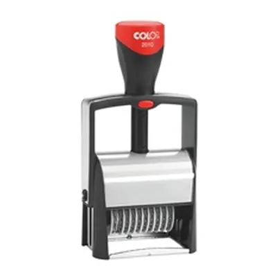 COLOP 2010 Self-Inking Metal Numbering Stamp