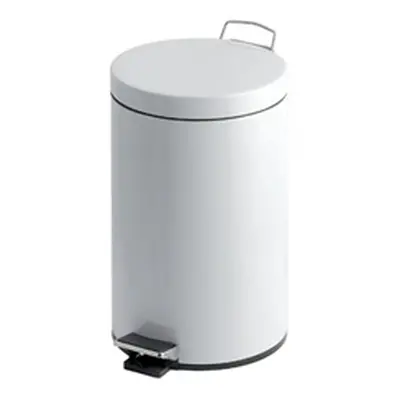 Pedal Bin; 20L; Steel; White