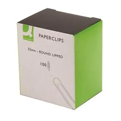 Q-Connect Paperclips Lipped 32mm (Pack of 10 x 100) Ref KF01316Q