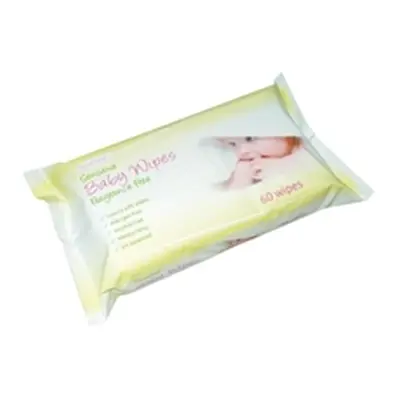 EcoTech Baby Wipes Fragrance Free 60 Sheets (12 Pack) FPBW60