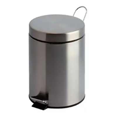 Pedal Bin; 3L; Stainless Steel; Silver