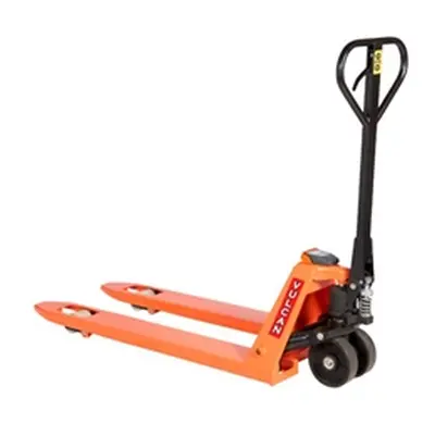 Vulcan Weigh Scale Pallet Truck; Fork Length mm: 1150; 5000kg; Orange