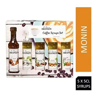 Monin Syrup Coffee Gift Set 5x5cl