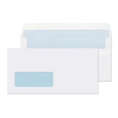 Q-Connect DL Envelopes Window Self Seal 90gsm White (1000 Pack) KF3481