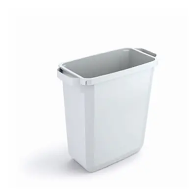 Durable Durabin Rectangular Waste Bin 60 Litre 282x590x600mm White