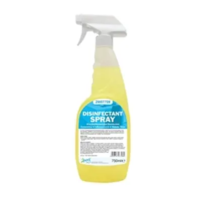 2Work Disinfectant Spray 750ml (Pack of 6) 2W07709