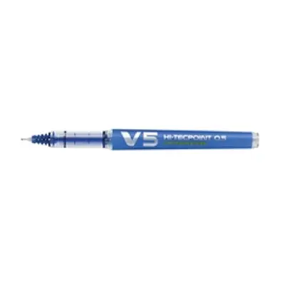 Pilot V5 Cartridge Rollerball Pen Fine Line Blue (10 Pack)