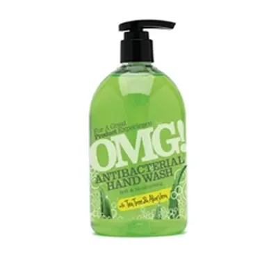 OMG Hand Wash Antibacterial Tea Tree/Aloe Vera 500ml (Pack of 12)