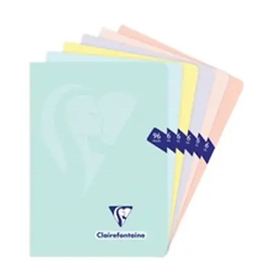 Clairefontaine Mimesys Notebook Lined 48 Sheets A5 (Pack 10) 308686C