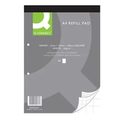 Q-Connect A4 Graph Refill Pad 80 Sheet (10 Pack) KF02231